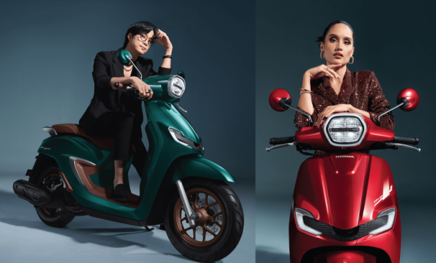 Tampilan motor Honda Stylo 160 varian Royal Green harga OTR Jakarta terbaru 2026