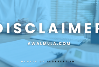 Disclaimer awalmula.com