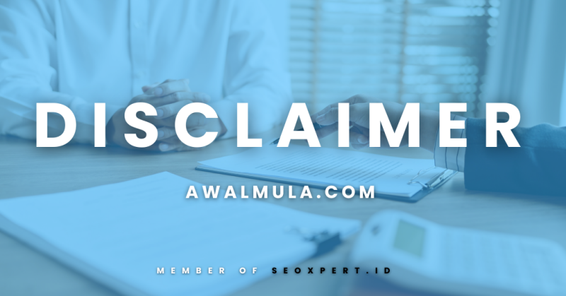 Disclaimer awalmula.com